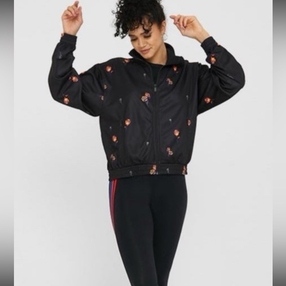 Adidas women floral rose track jacket - Picture 8 of 11